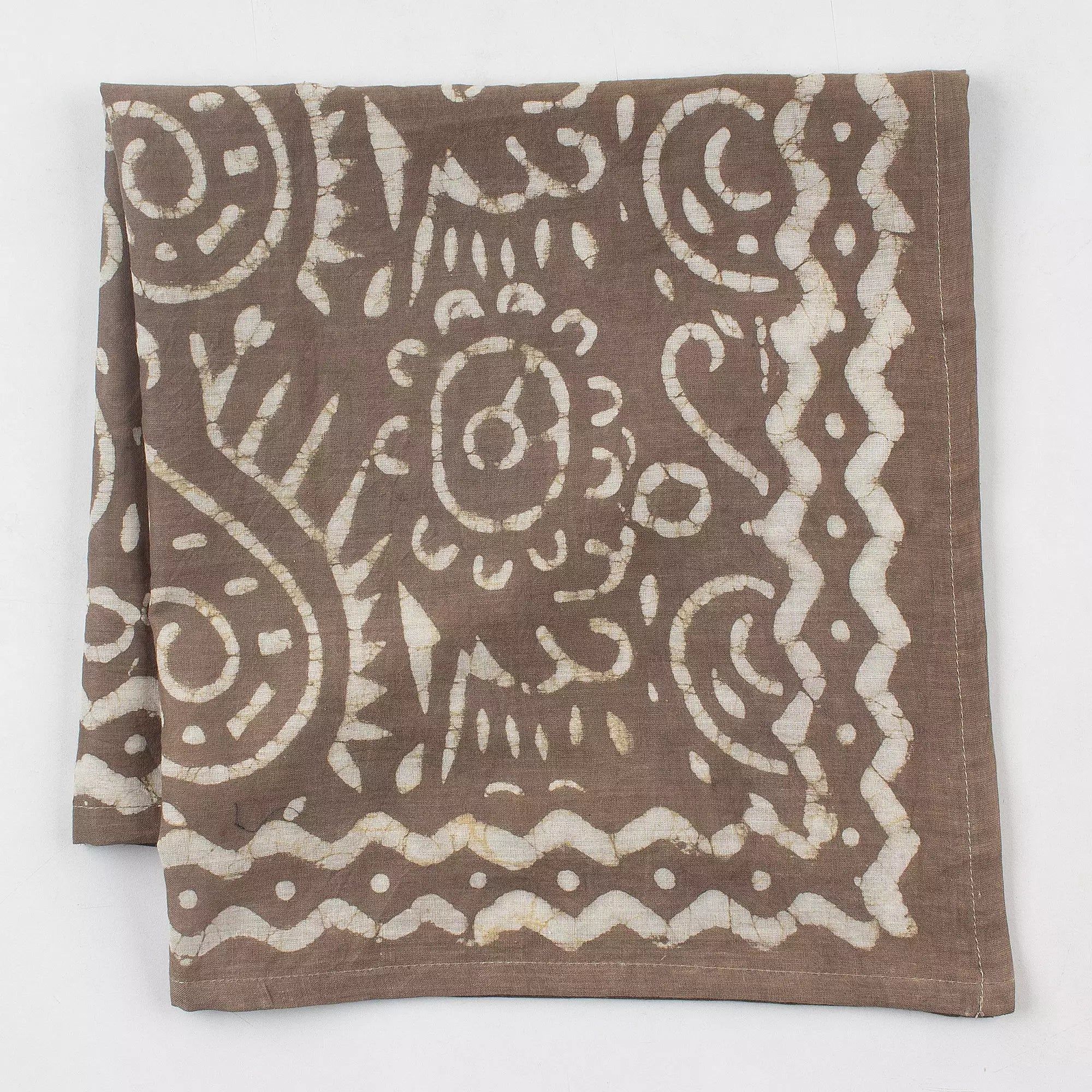 Hand Block Printed Cotton Floral Head Bandana for Men And Women 616